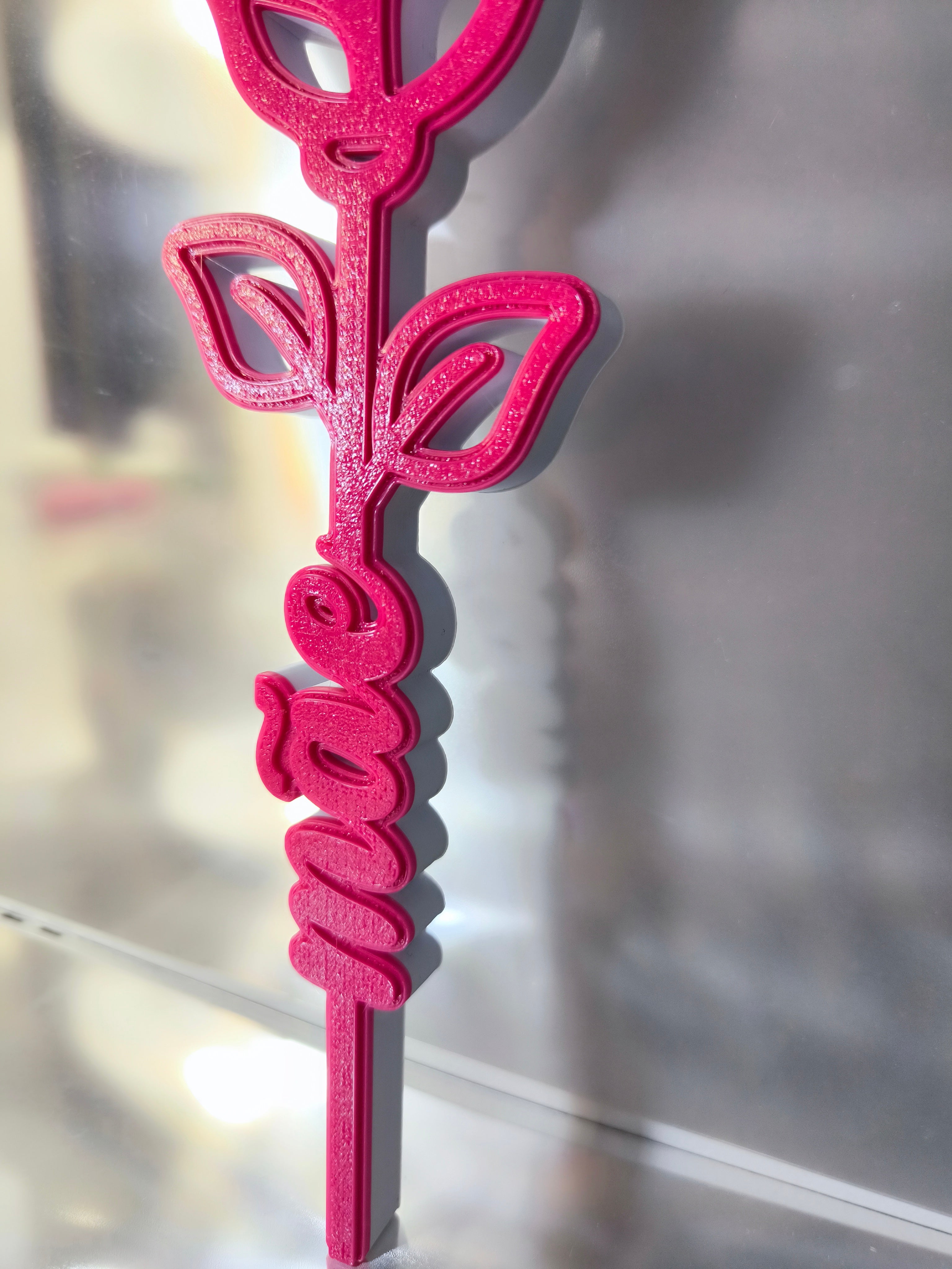 Rosa Decorativa "Mãe" – O Presente Perfeito para o Dia da Mãe ou Aniversário