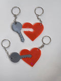 Porta-chaves de Casal "Chave do Meu Coração" – O Presente Mais Romântico! 🗝️❤️✨