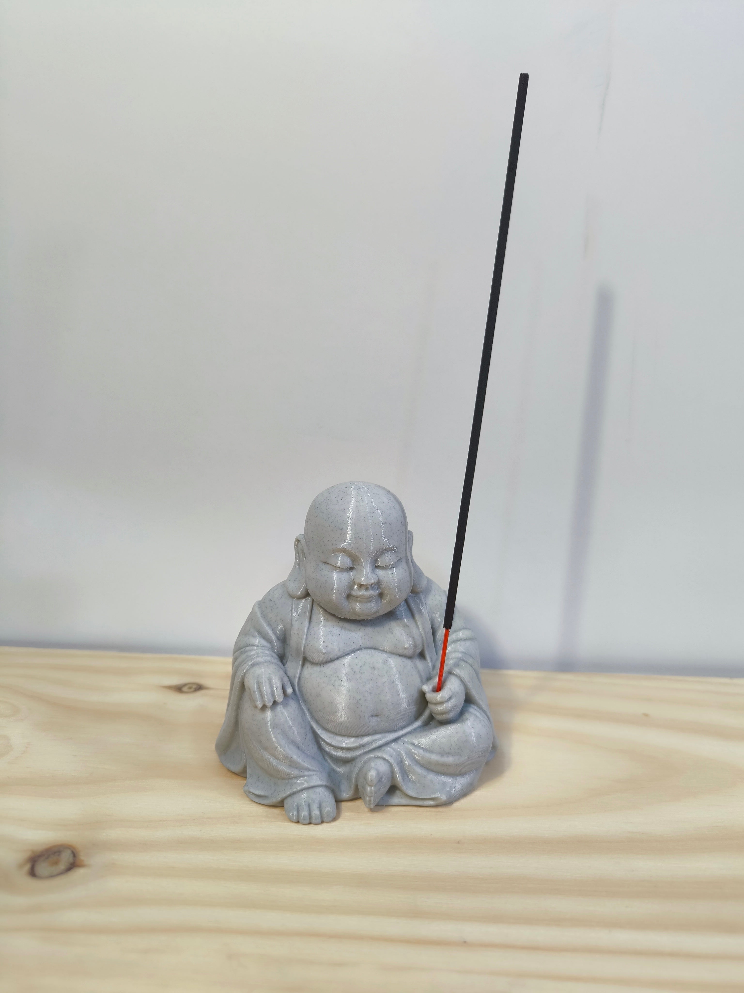 Porta-Incenso Buda Sorridente – Traga Boas Energias e Paz ao seu Lar! 🧘♂️✨🔮