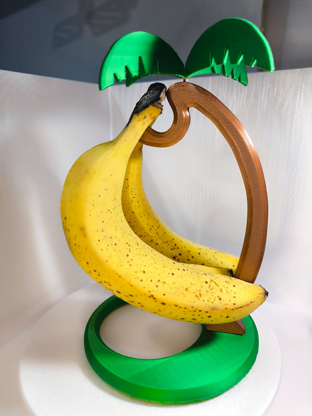 Suporte de Bananas "Palmeira Tropical" – Decoração de Cozinha Criativa