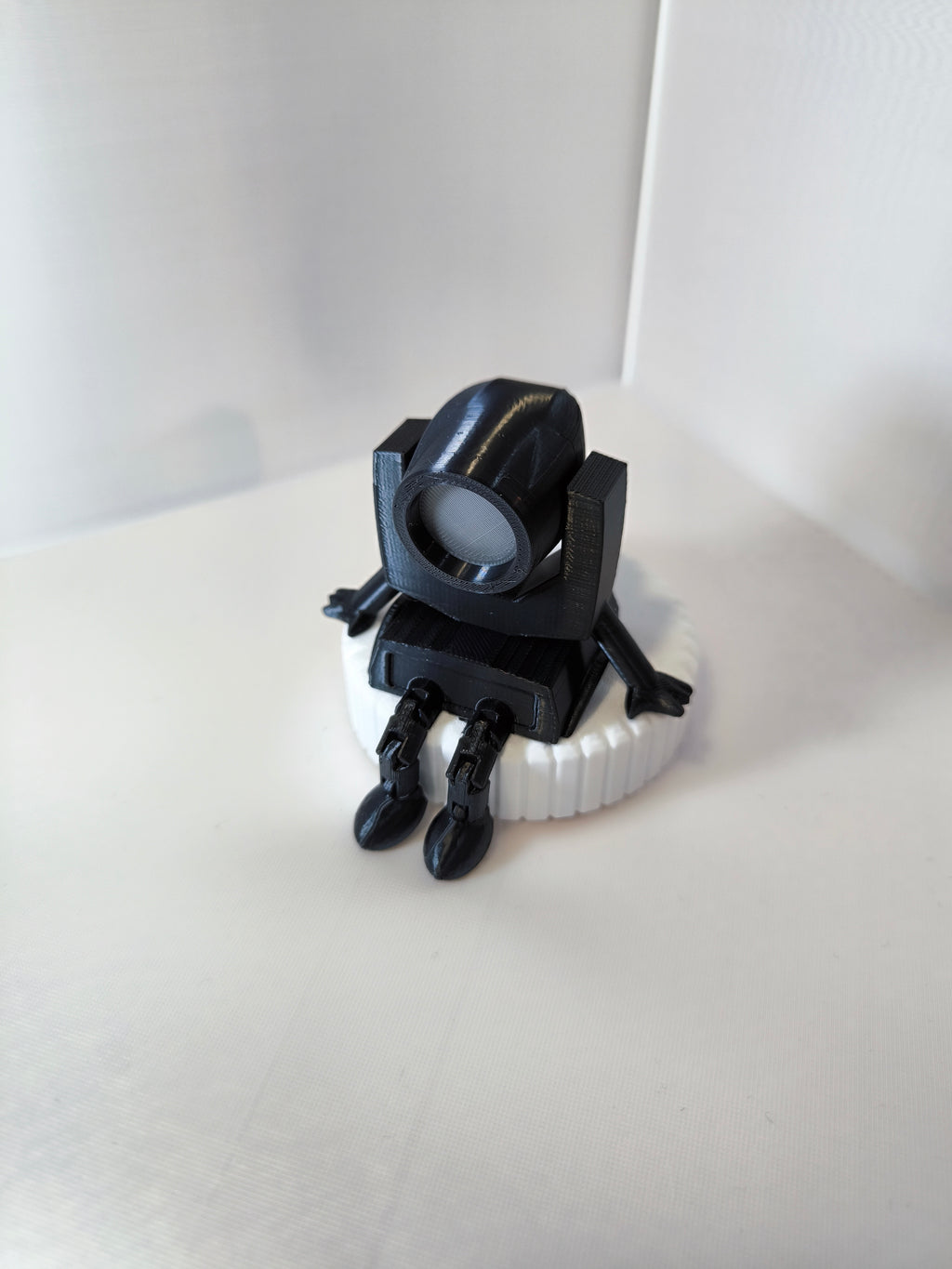 Figura Robô Mini Moving Head Beam – O Toque de Palco no teu Setup!
