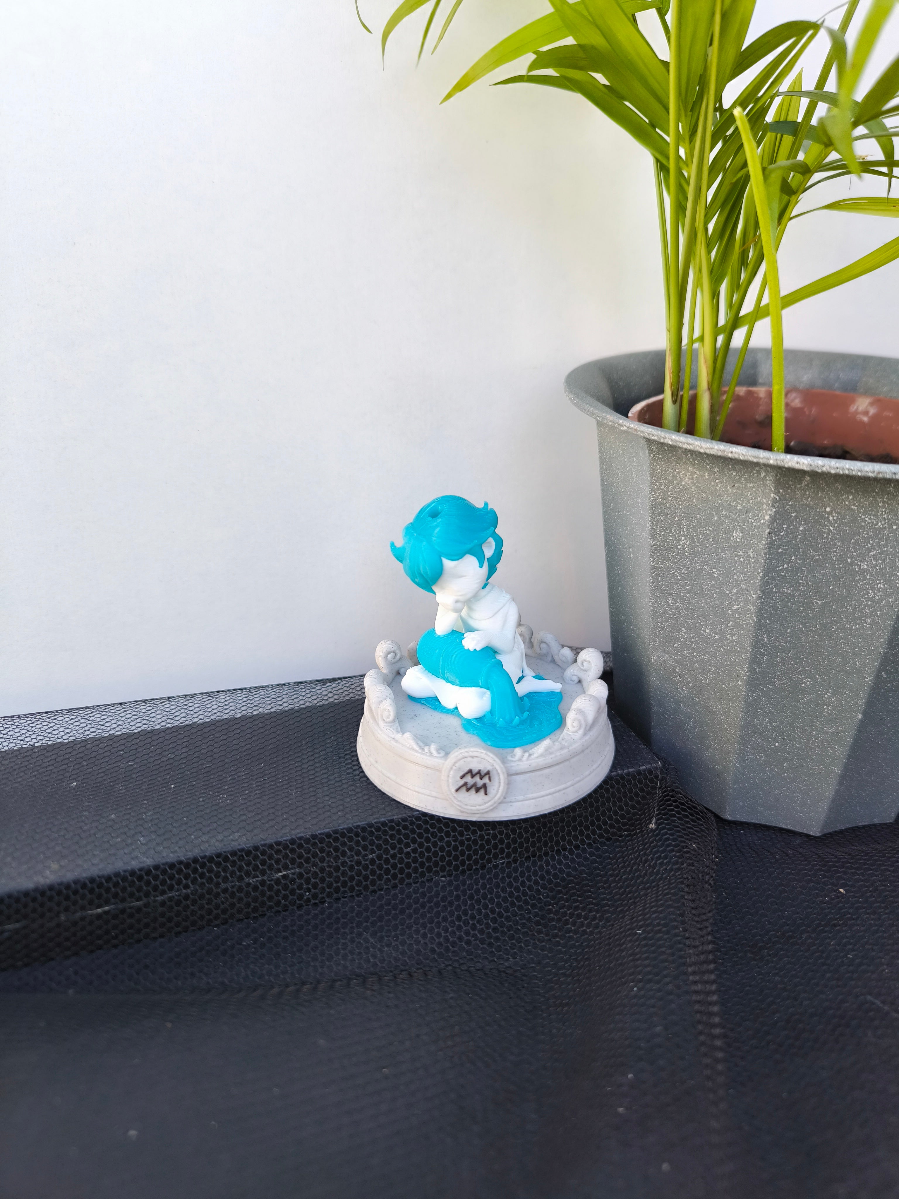 Escultura Signo Aquário – A Inovação e Originalidade do Zodíaco na sua Casa! ♒🌊✨