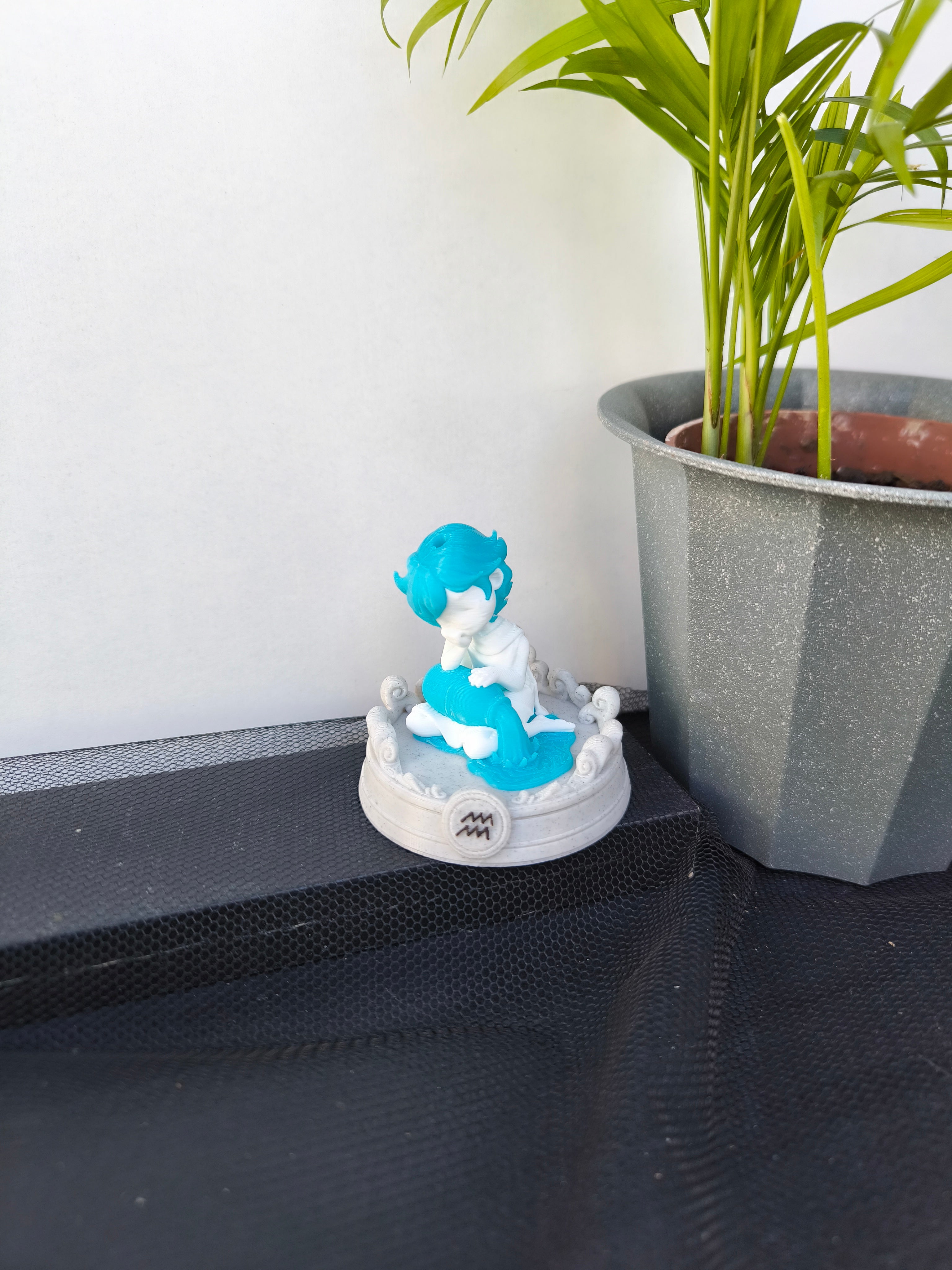 Escultura Signo Aquário – A Inovação e Originalidade do Zodíaco na sua Casa! ♒🌊✨