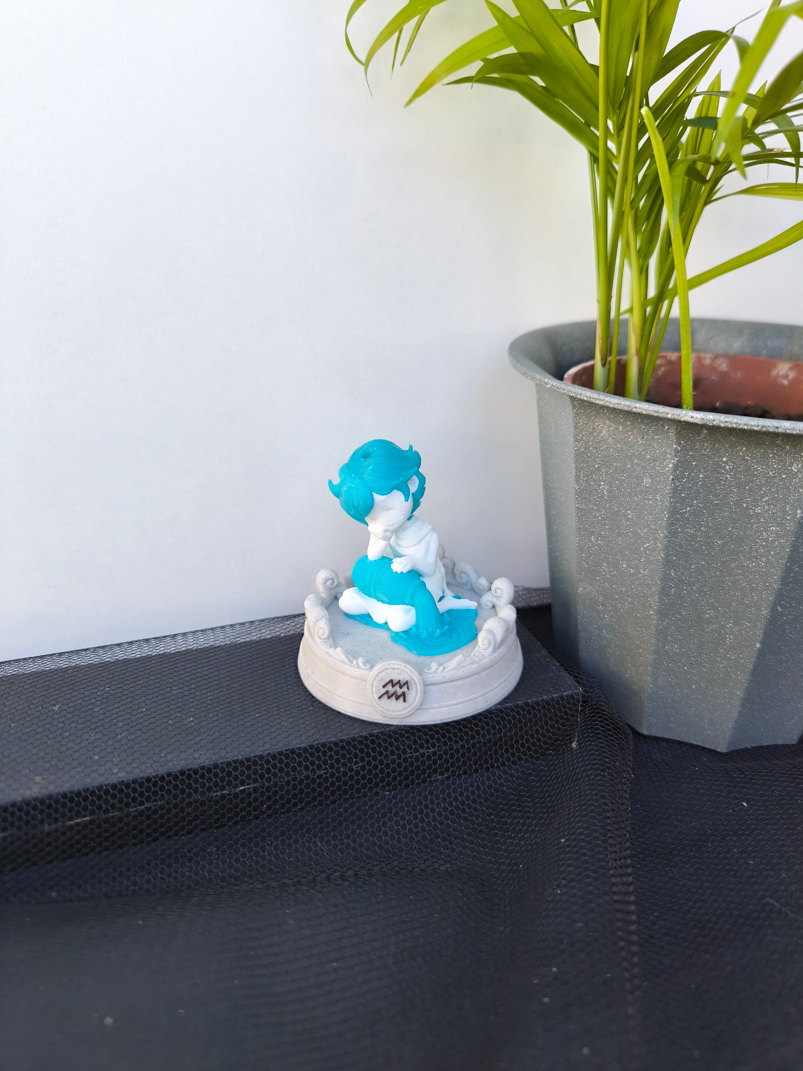 Escultura Signo Aquário – A Inovação e Originalidade do Zodíaco na sua Casa! ♒🌊✨