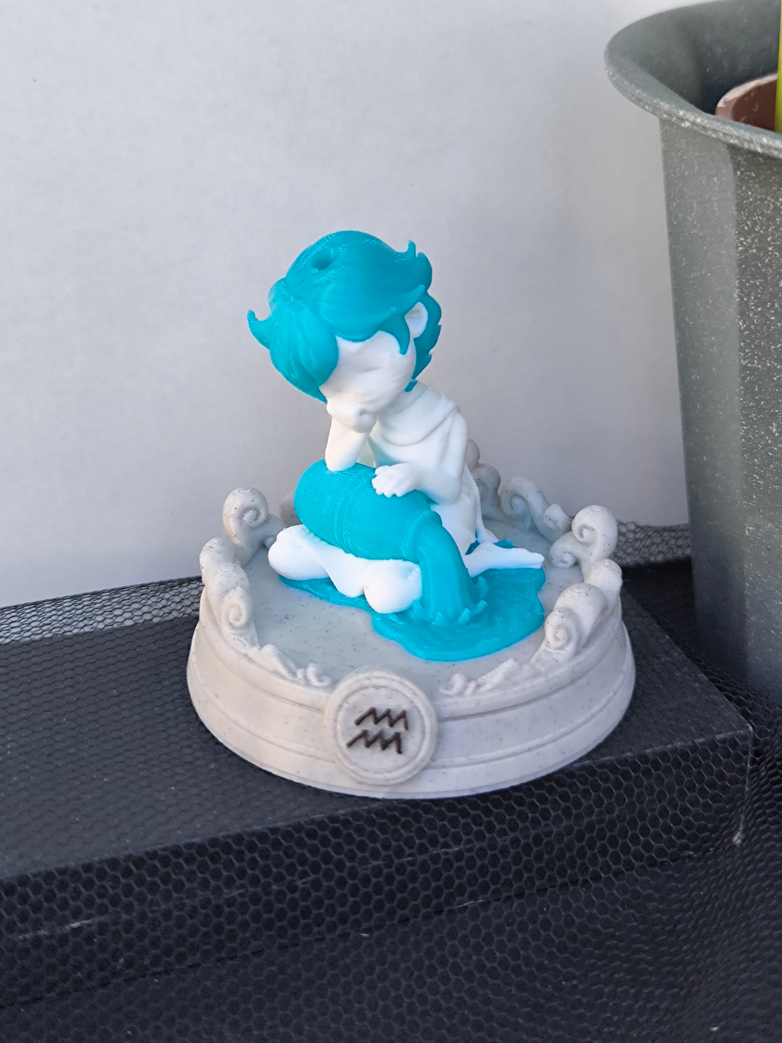 Escultura Signo Aquário – A Inovação e Originalidade do Zodíaco na sua Casa! ♒🌊✨