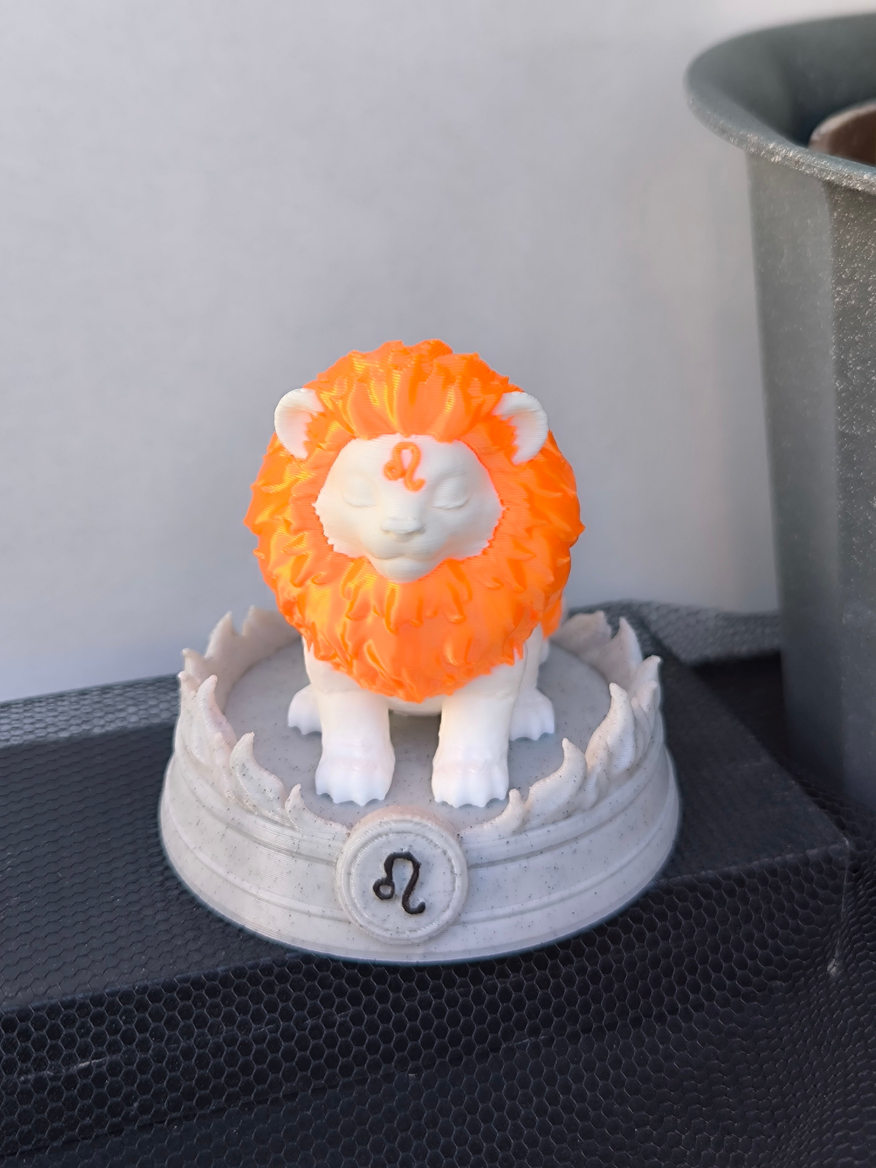 Escultura Signo Leão – O Brilho e a Liderança do Zodíaco na sua Casa! ♌🦁✨