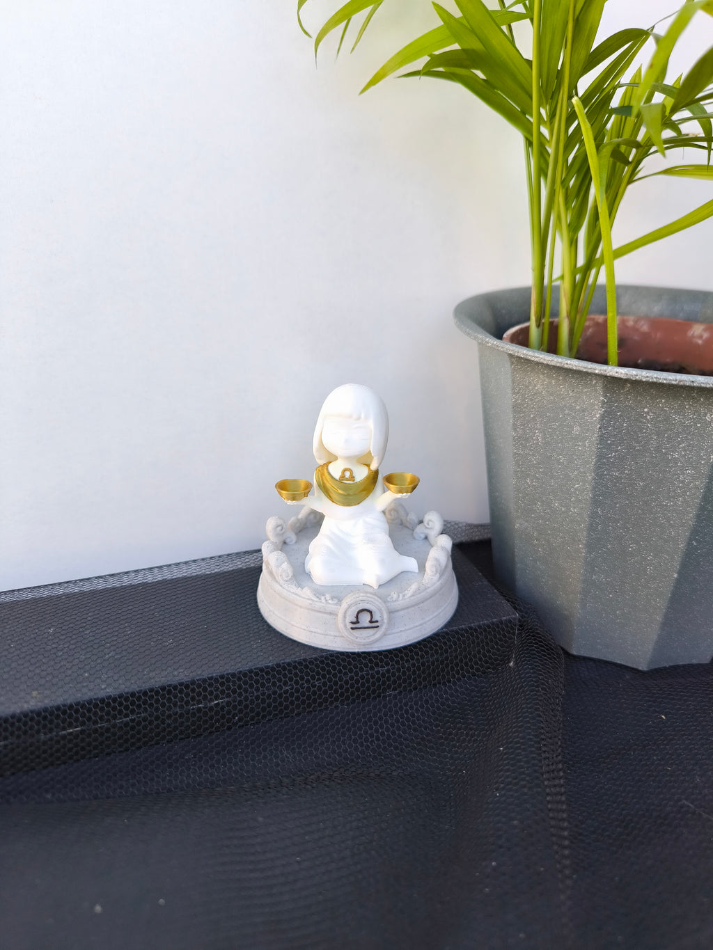 Escultura Signo Balança – O Equilíbrio e a Elegância do Zodíaco na sua Casa! ♎⚖️✨