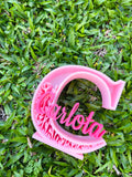 Iniciais com Nome Personalizado 3D – O Detalhe Perfeito para Quartos  👶🌸