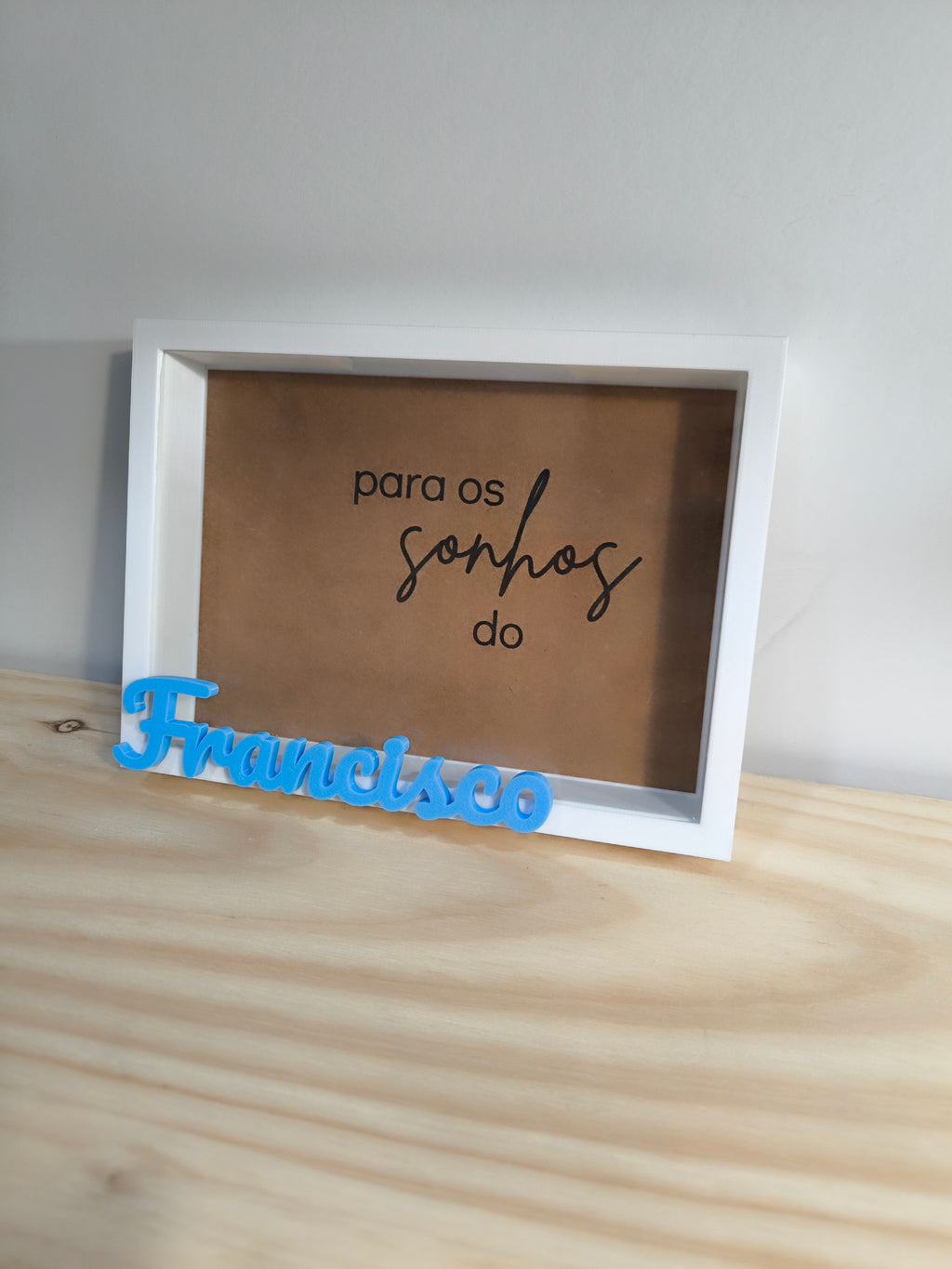 Mealheiro Quadro Personalizado "Para os Sonhos do..." 🌟💰✨