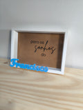 Mealheiro Quadro Personalizado "Para os Sonhos do..." 🌟💰✨