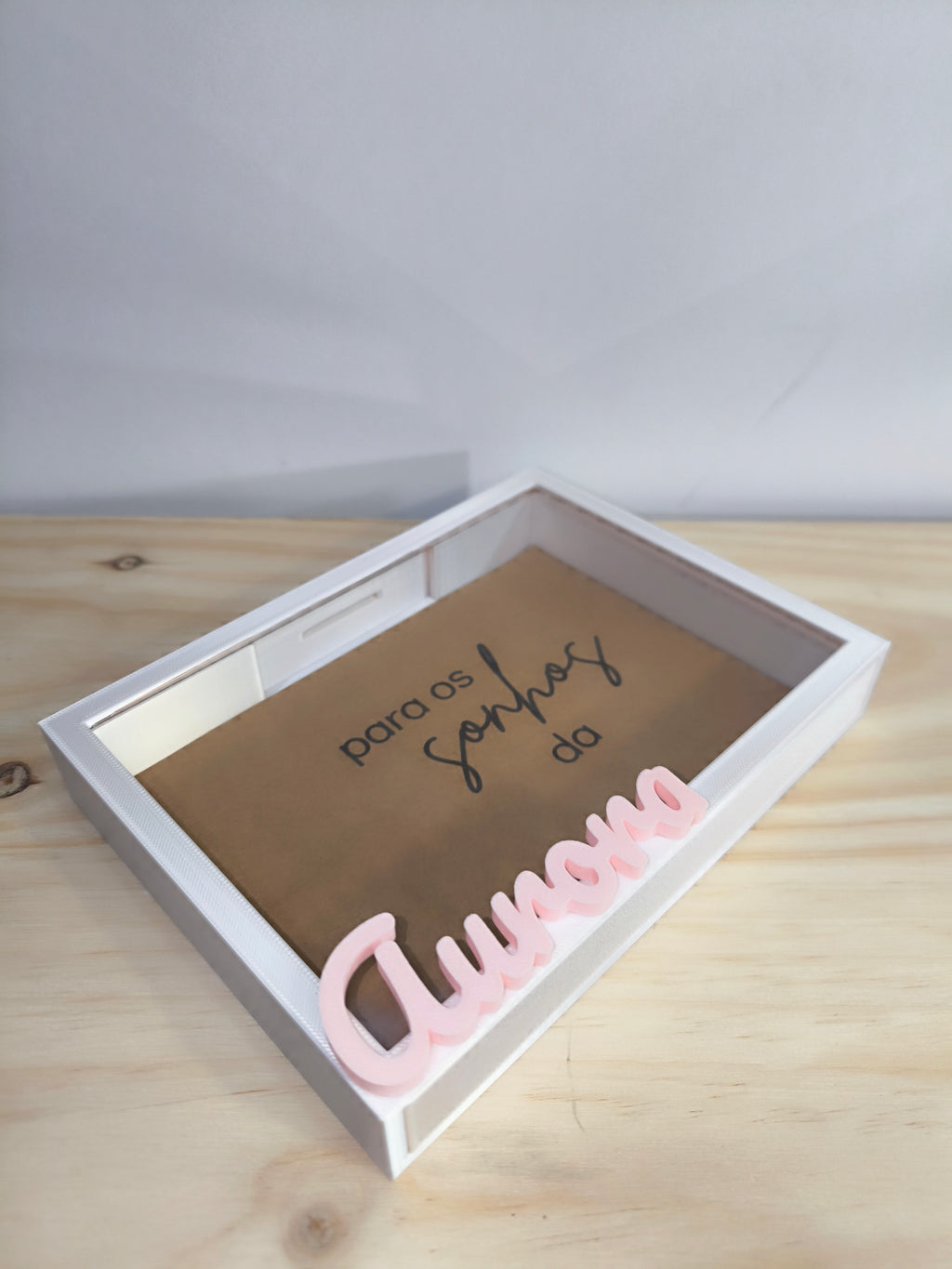 Mealheiro Quadro Personalizado "Para os Sonhos do..." 🌟💰✨