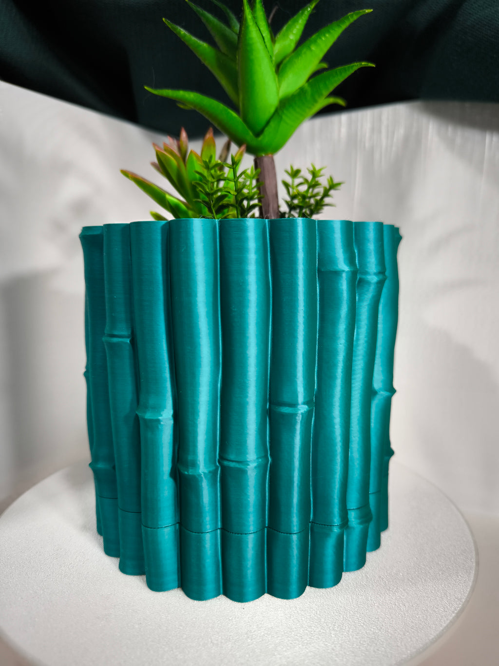 Vaso Modular "Bamboo Silk" – O Toque Contemporâneo para as Tuas Plantas! 🎋🌱✨