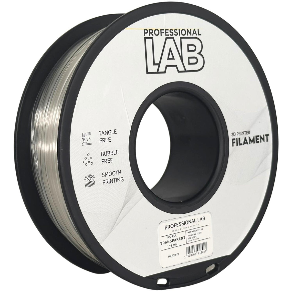 HS PLA TRANSPARENT - PROFLAB