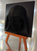 Figura 3D Darth Vader com suporte