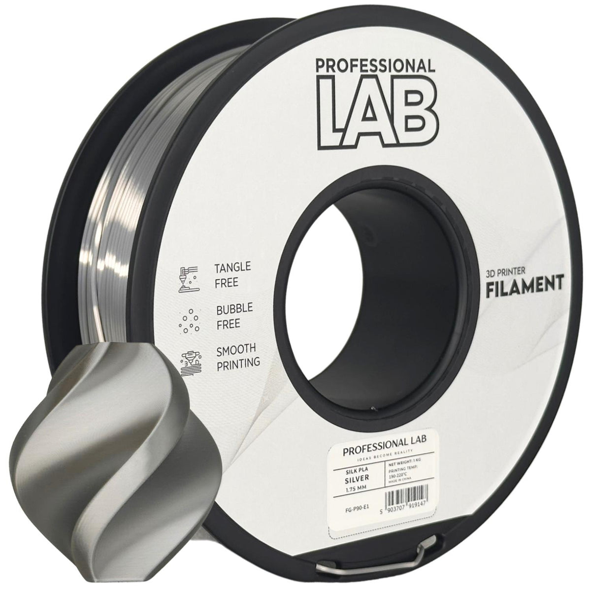 PLA Silk Silver | Prof. Lab